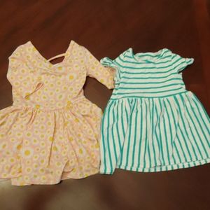 Bundle of 2 18-24m Spring dresses